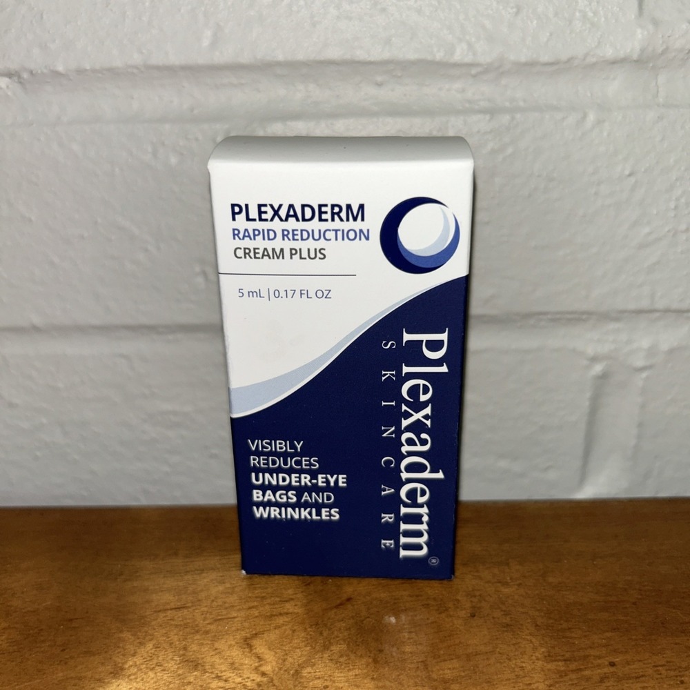 PLEXADERM Rapid Reduction Under Eye Bags Wrinkles .17 fl. oz. | 5mL NEW Sealed